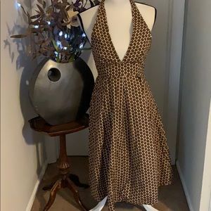 Used, J. Crew Polka Dot Halter Dress